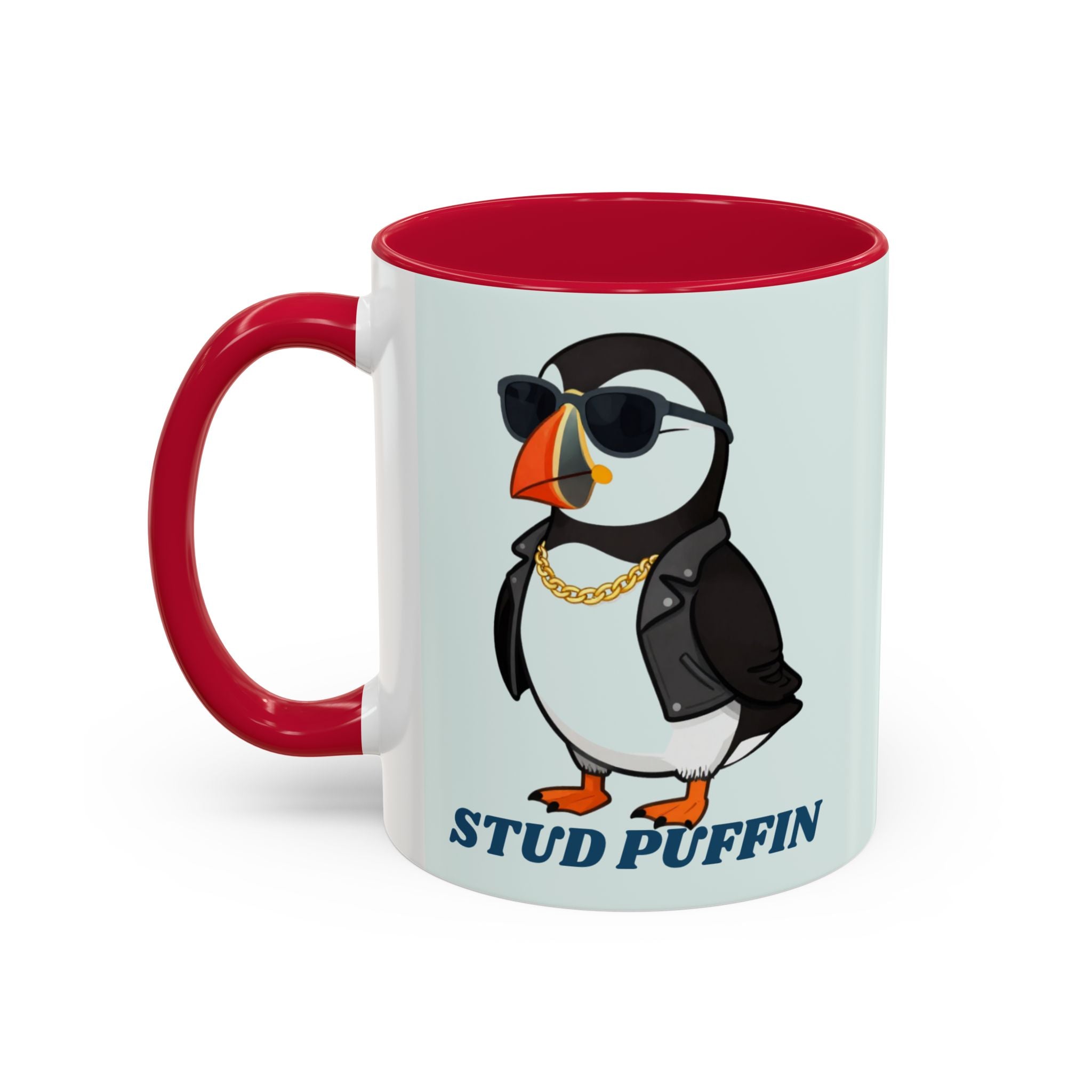 Stud Puffin Mug — Funny Puffin Coffee Cup (11oz & 15oz)