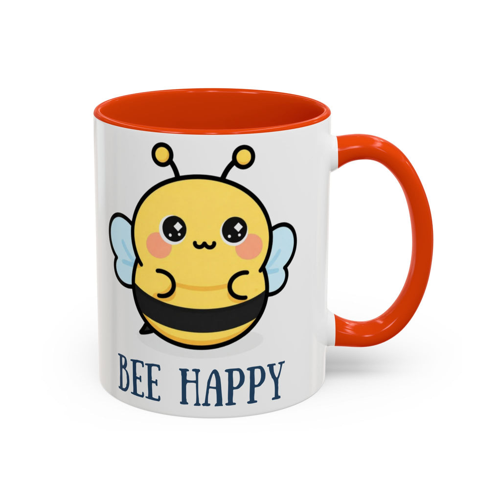 Bee Happy Mug – Cute Kawaii Bee Coffee Cup (11oz/15oz)