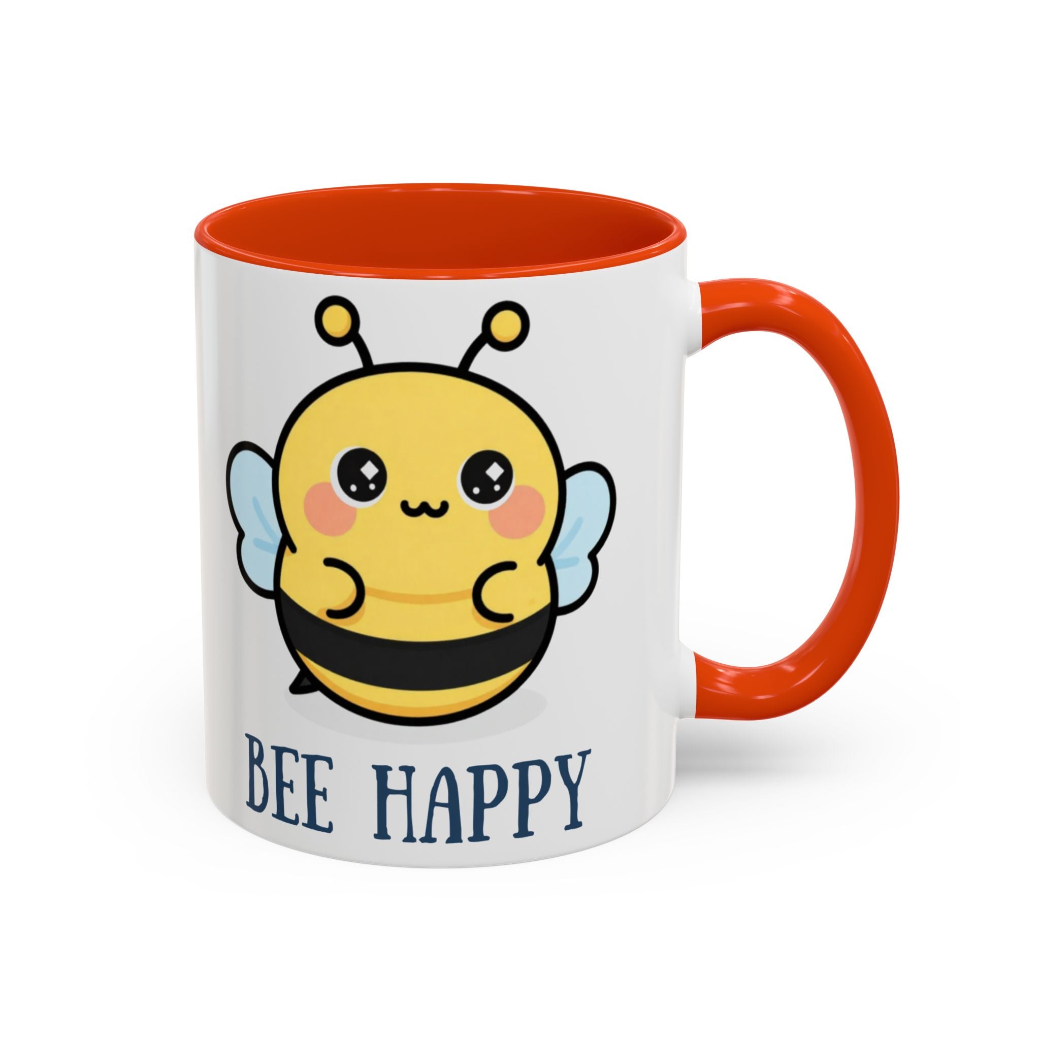Bee Happy Mug – Cute Kawaii Bee Coffee Cup (11oz/15oz)