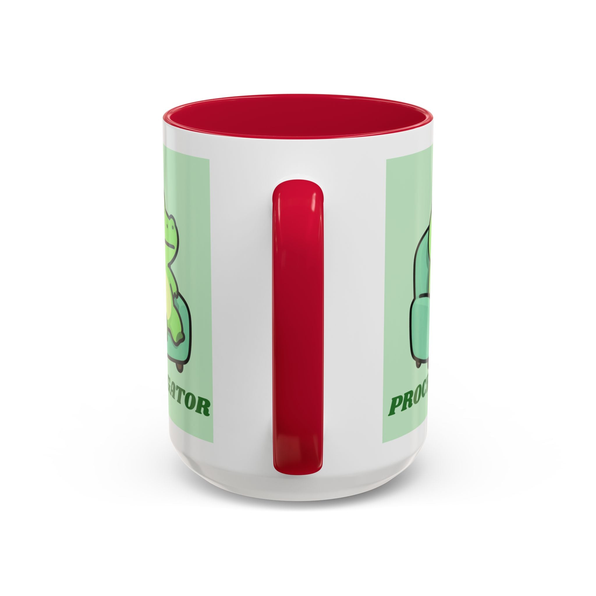 Procrastigator Frog Mug — Cute Cartoon Alligator Coffee Cup (11oz & 15oz)