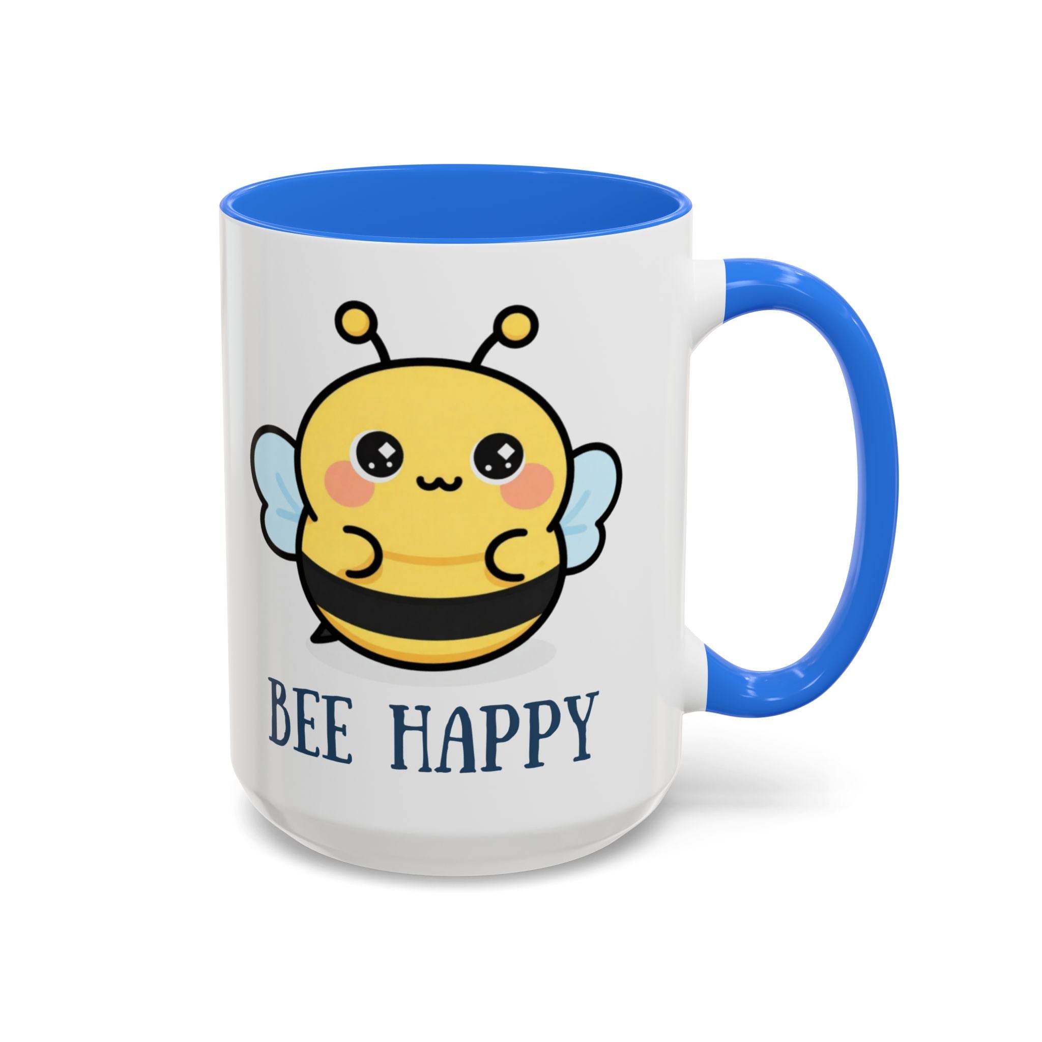 Bee Happy Mug – Cute Kawaii Bee Coffee Cup (11oz/15oz)