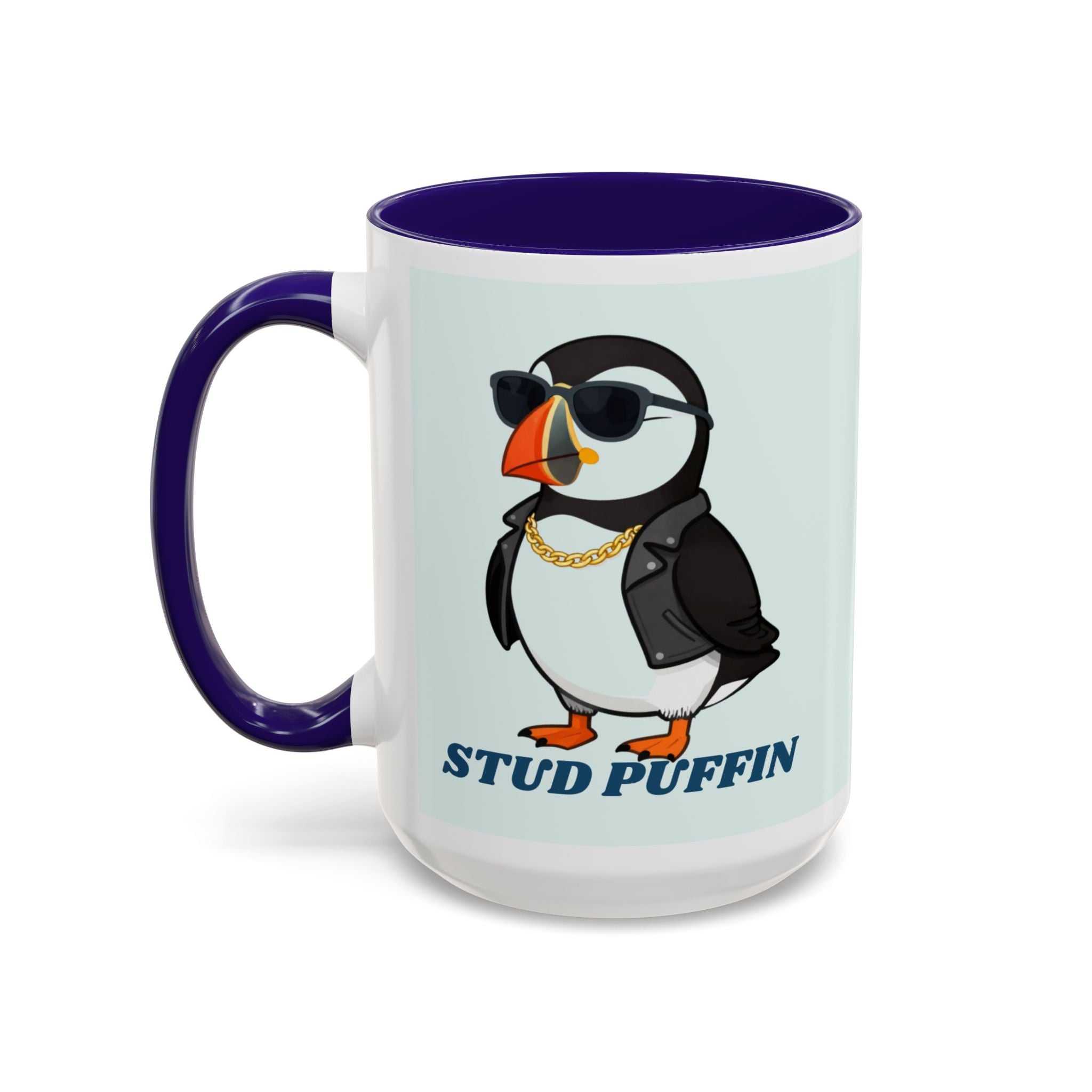 Stud Puffin Mug — Funny Puffin Coffee Cup (11oz & 15oz)