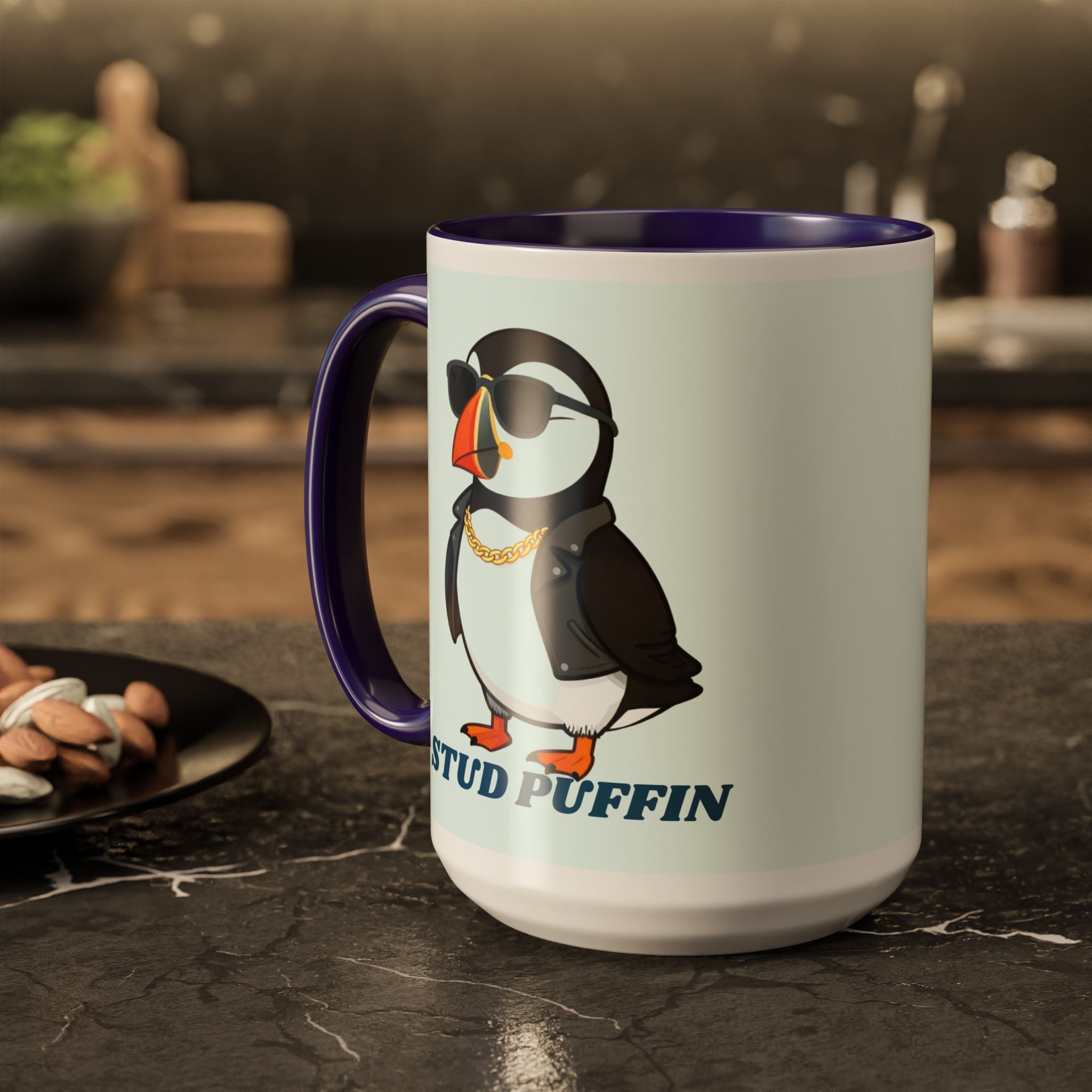 Stud Puffin Mug — Funny Puffin Coffee Cup (11oz & 15oz)