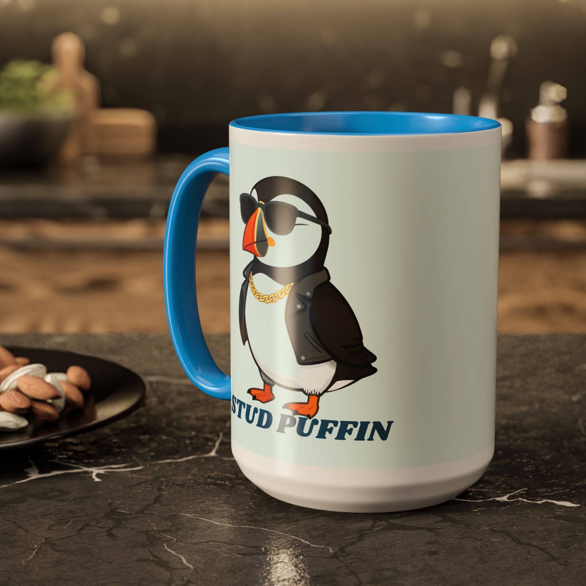 Stud Puffin Mug — Funny Puffin Coffee Cup (11oz & 15oz)