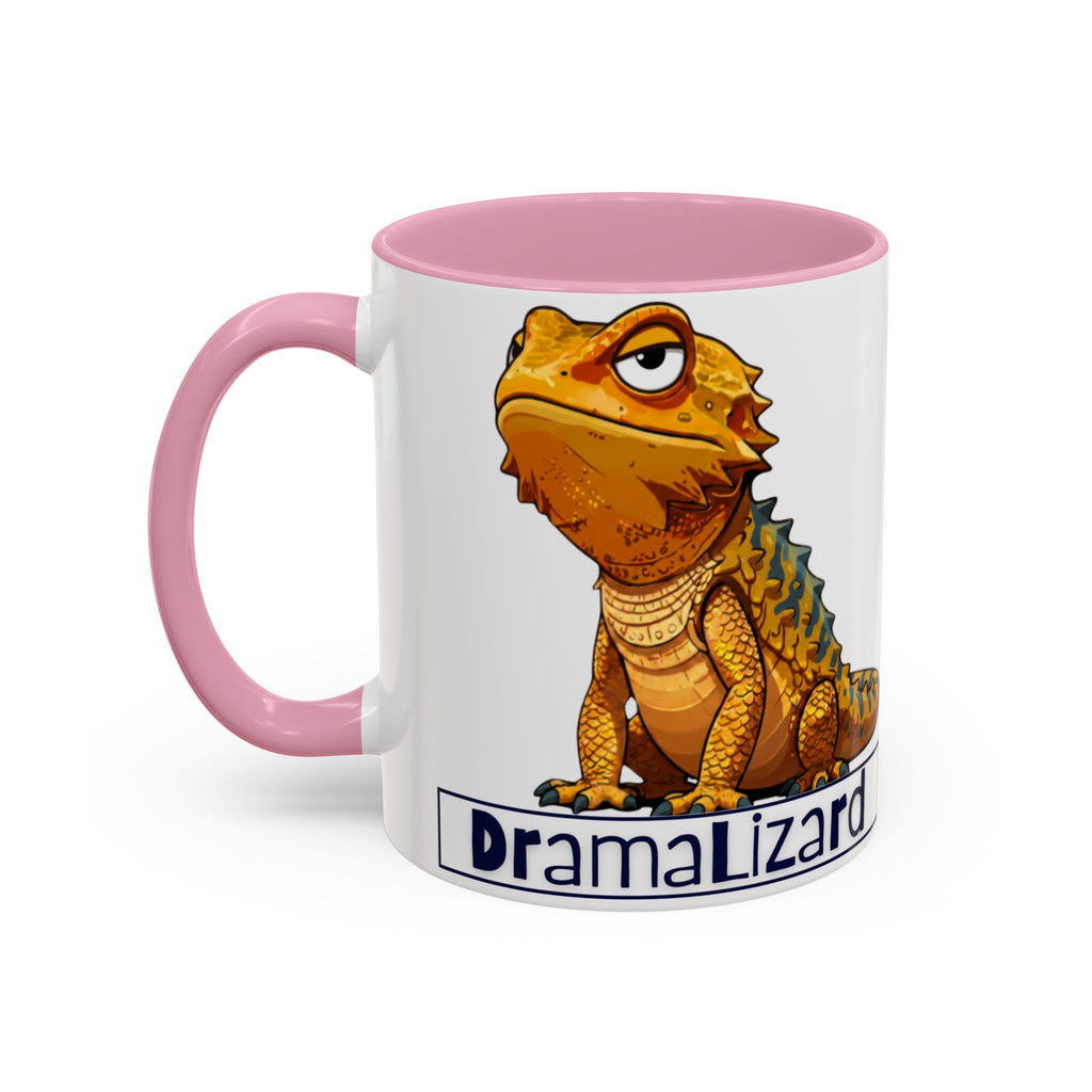 Drama Lizard Coffee Mug — Funny Bearded Dragon Tea Cup (11oz & 15oz)