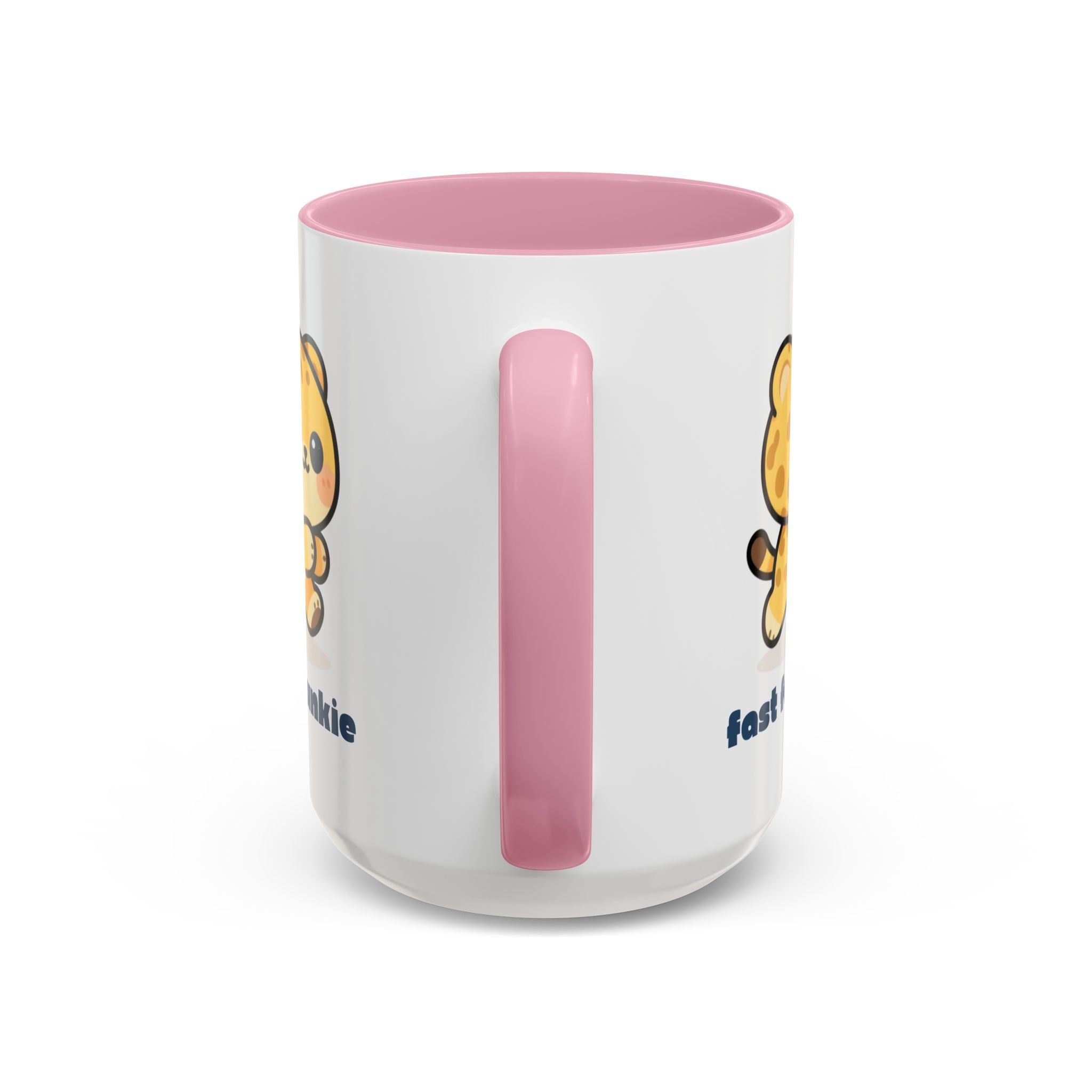 'Fast Food Junkie' Cat Mug — Colorful 11oz & 15oz Ceramic Coffee Cup