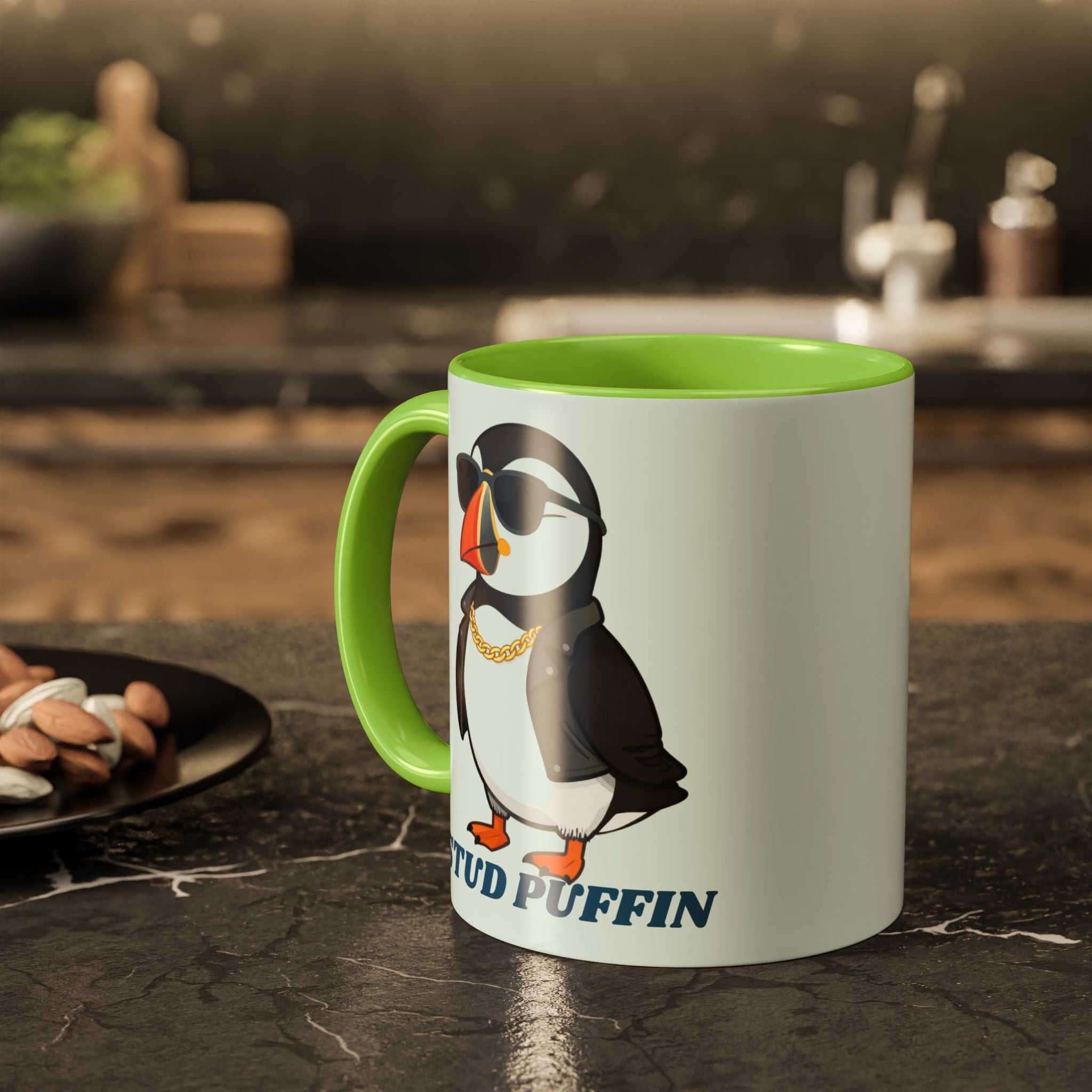 Stud Puffin Mug — Funny Puffin Coffee Cup (11oz & 15oz)