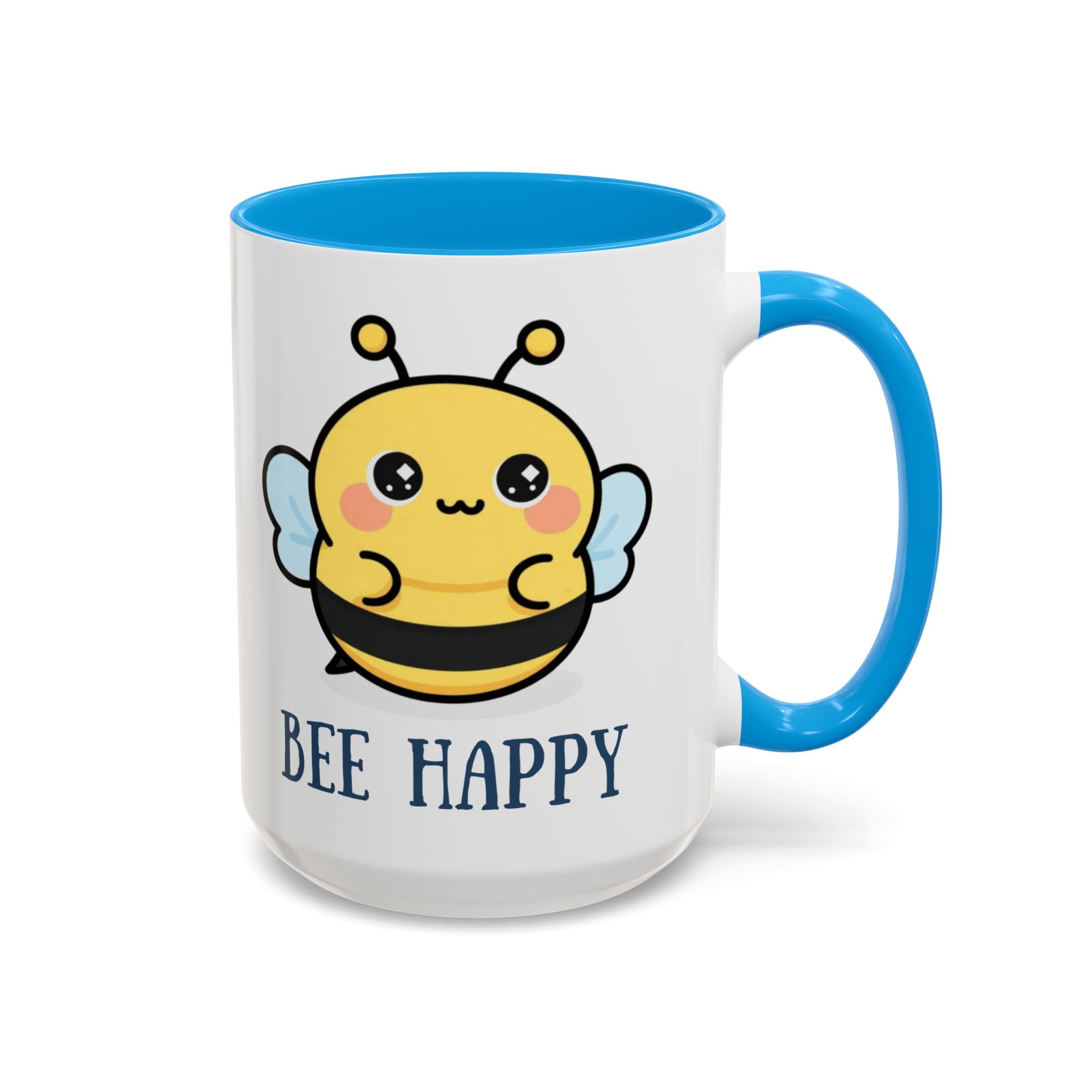 Bee Happy Mug – Cute Kawaii Bee Coffee Cup (11oz/15oz)