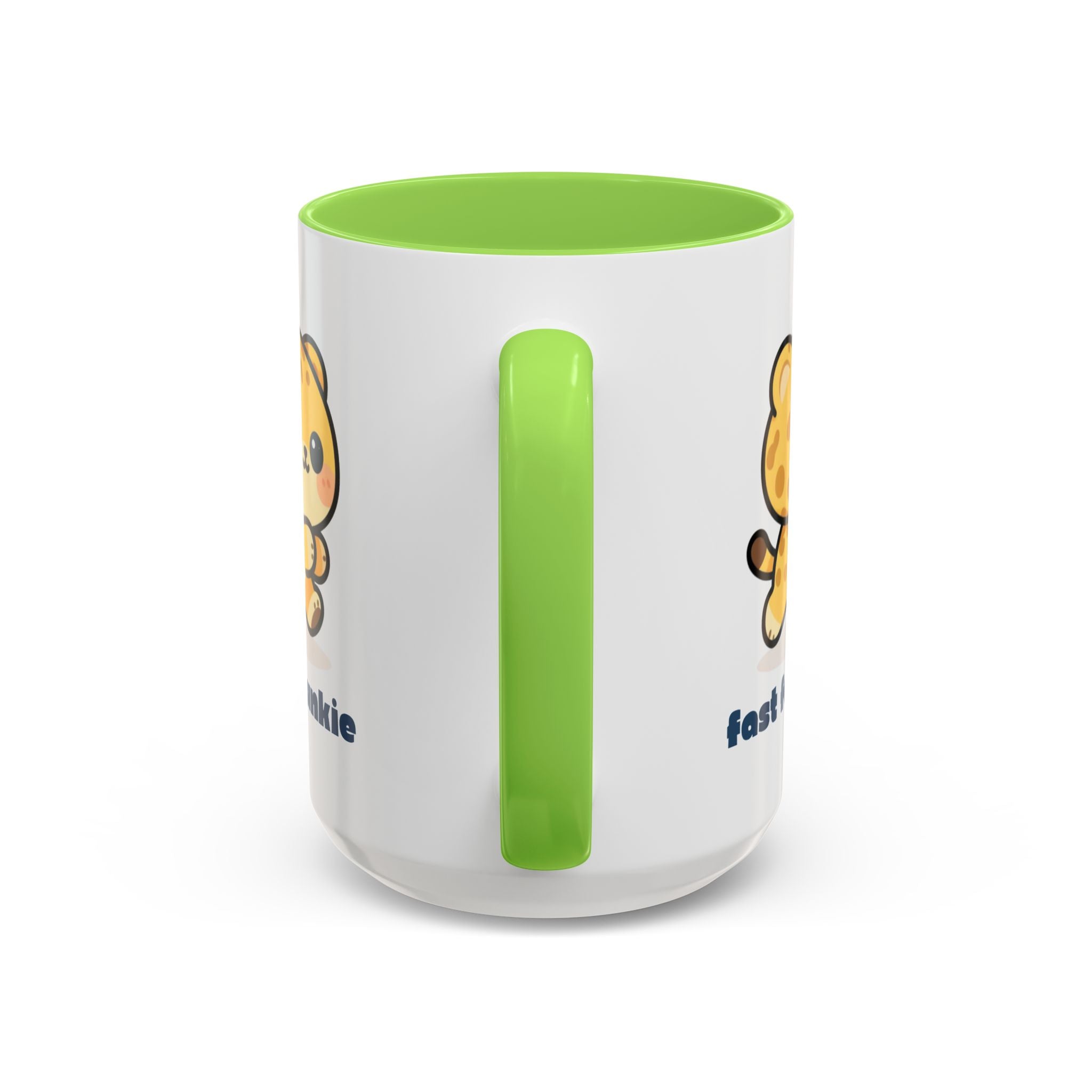 'Fast Food Junkie' Cat Mug — Colorful 11oz & 15oz Ceramic Coffee Cup