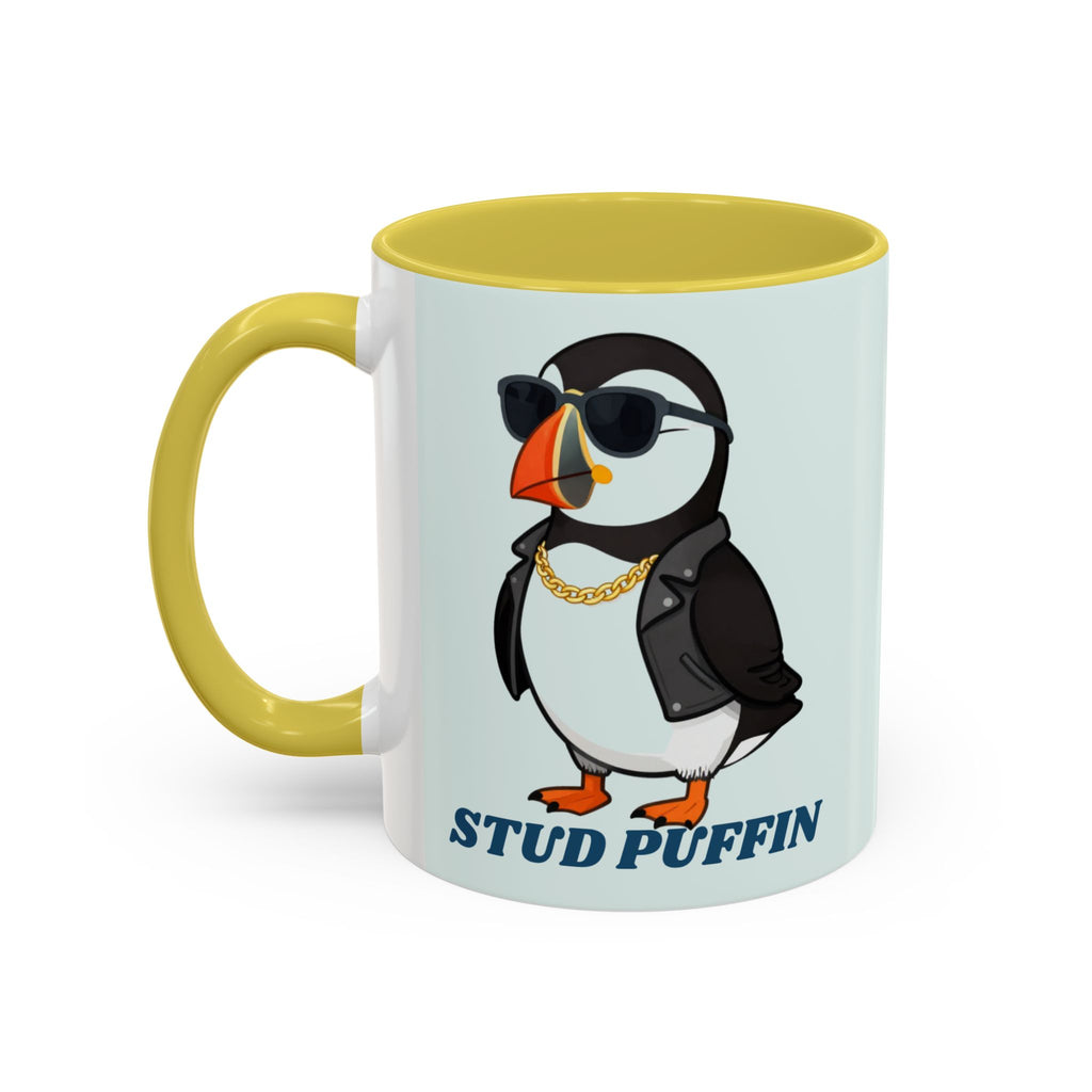 Stud Puffin Mug — Funny Puffin Coffee Cup (11oz & 15oz)