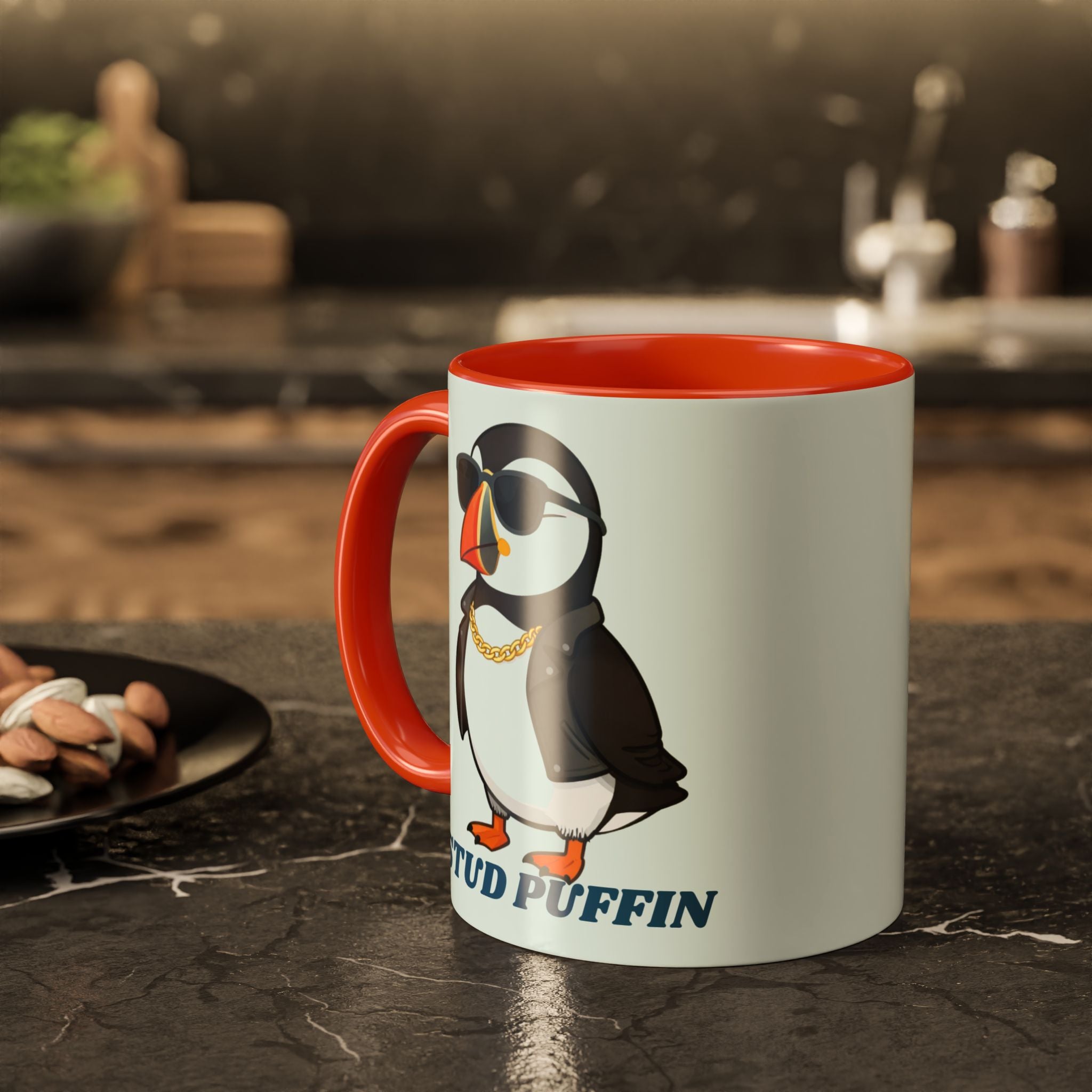 Stud Puffin Mug — Funny Puffin Coffee Cup (11oz & 15oz)