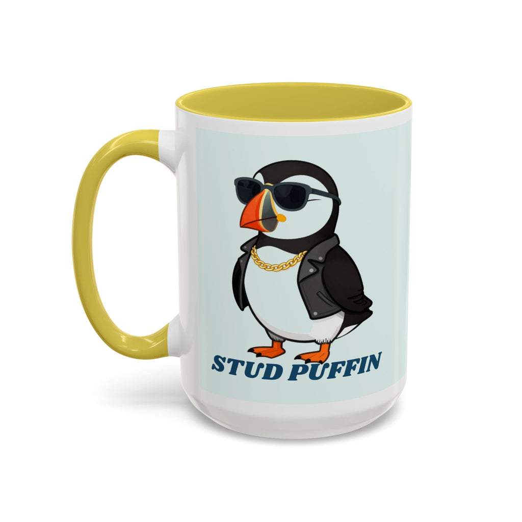 Stud Puffin Mug — Funny Puffin Coffee Cup (11oz & 15oz)