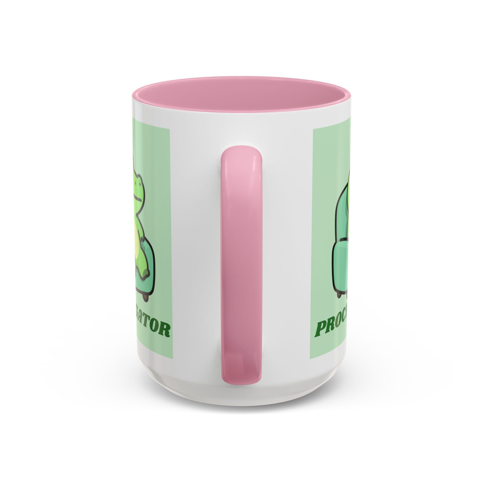 Procrastigator Frog Mug — Cute Cartoon Alligator Coffee Cup (11oz & 15oz)