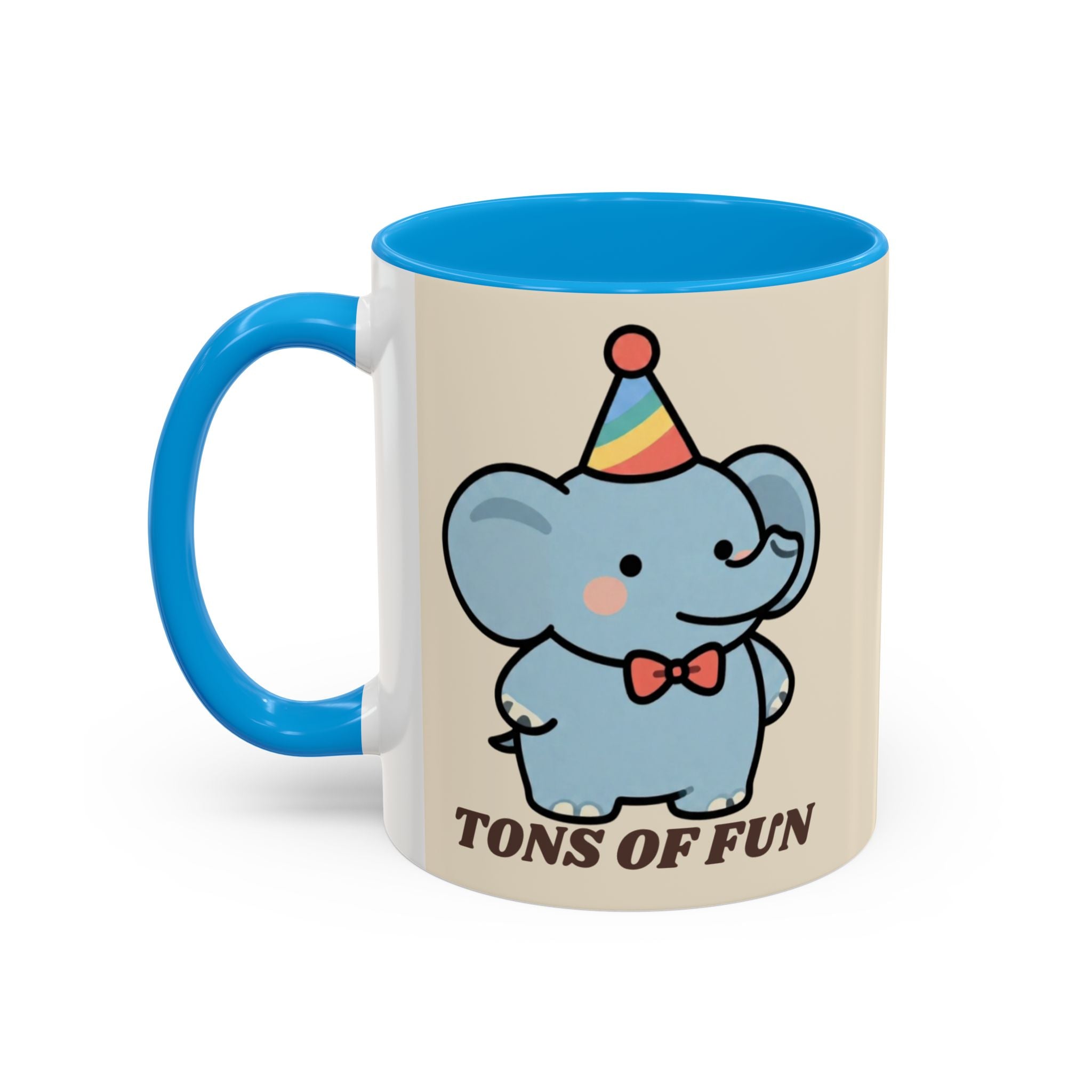 Tons of Fun Elephant Mug — Cute Party Animal Coffee Cup (11oz & 15oz)
