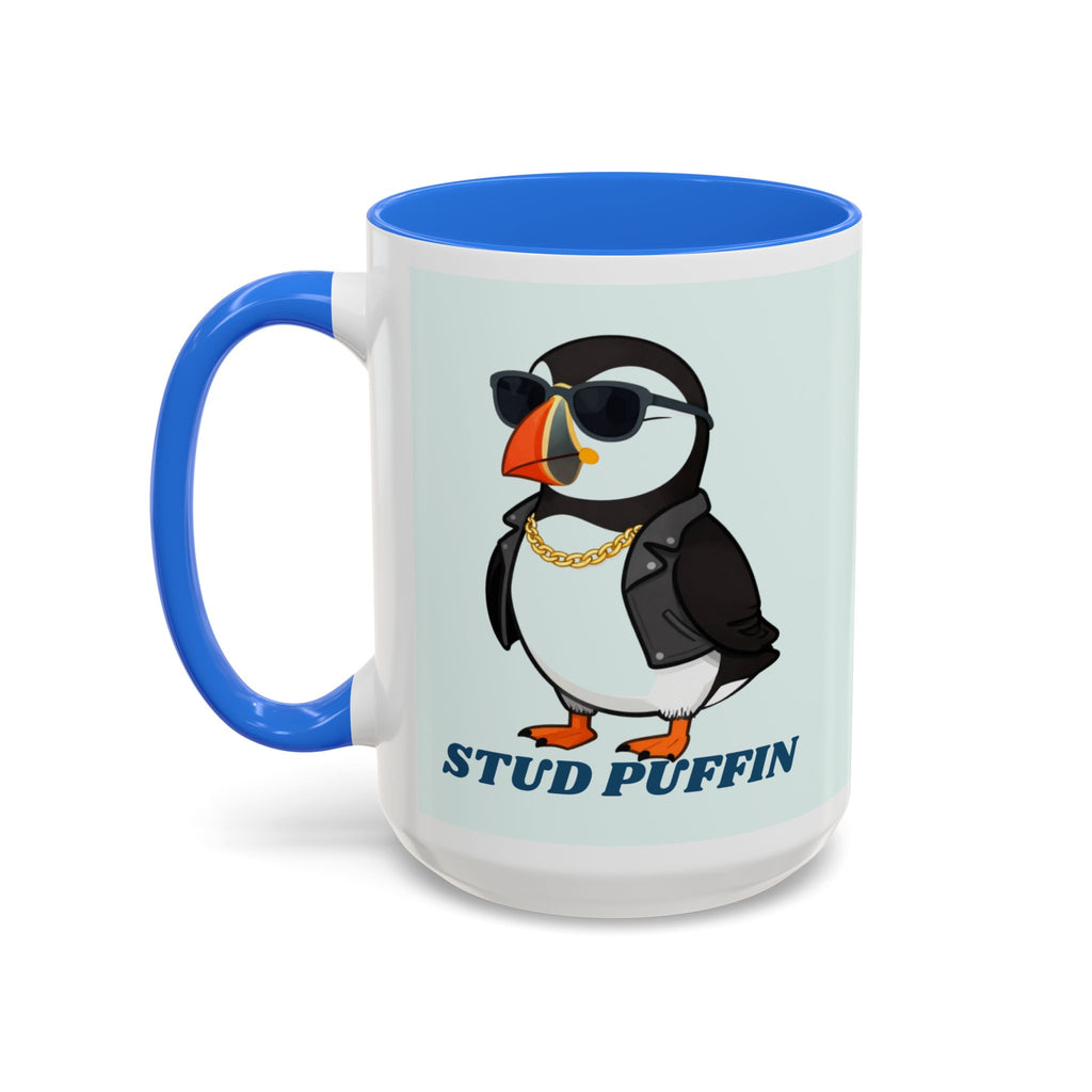 Stud Puffin Mug — Funny Puffin Coffee Cup (11oz & 15oz)