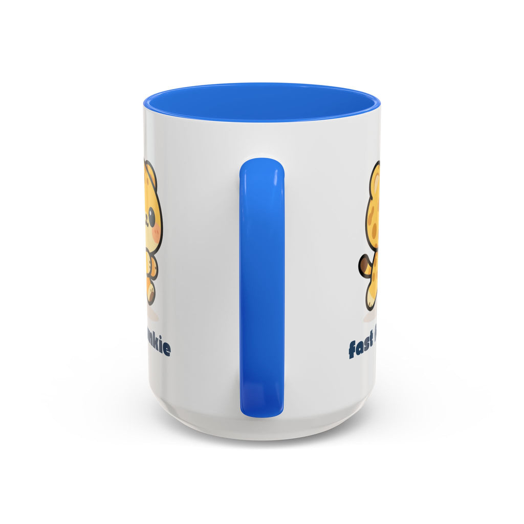 'Fast Food Junkie' Cat Mug — Colorful 11oz & 15oz Ceramic Coffee Cup