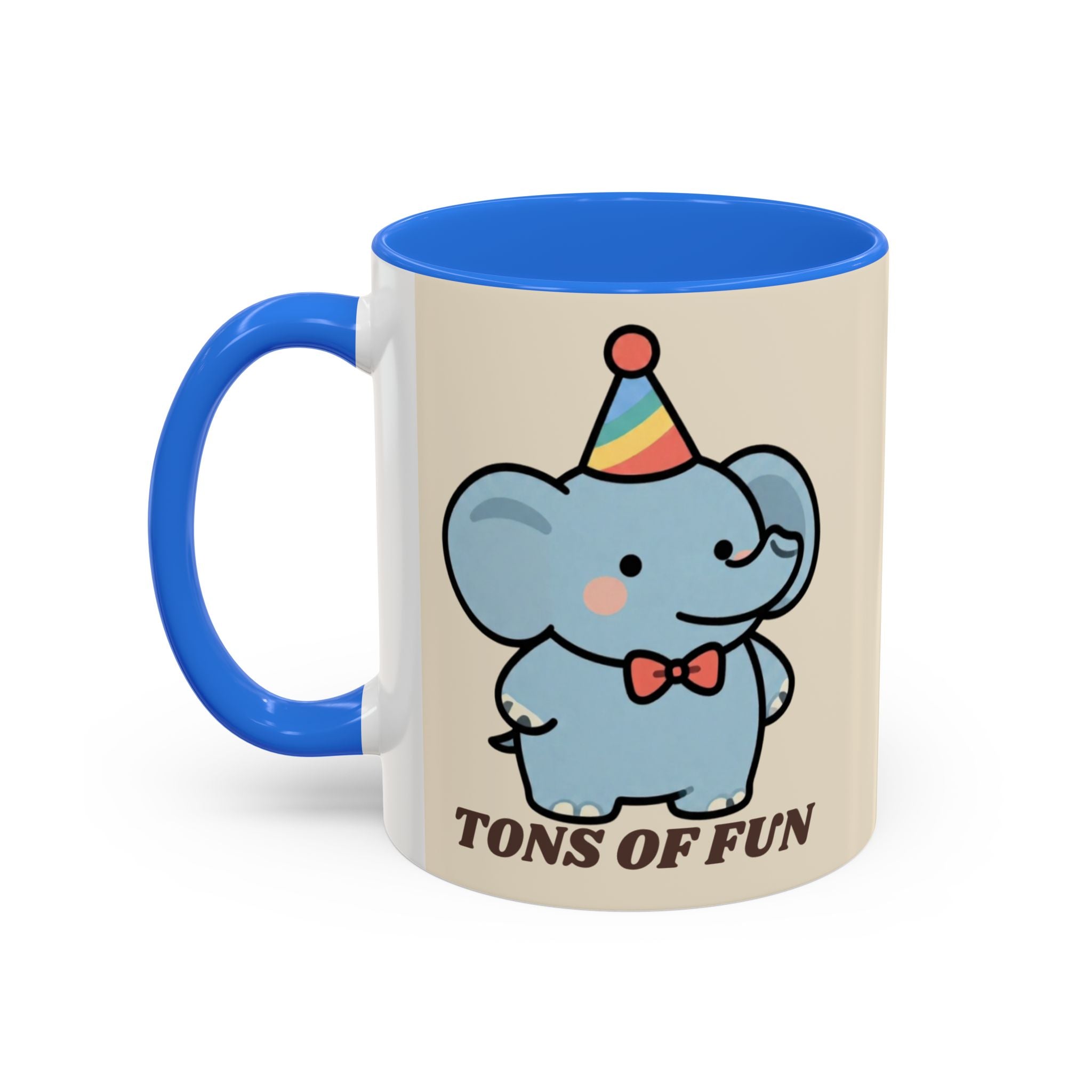 Tons of Fun Elephant Mug — Cute Party Animal Coffee Cup (11oz & 15oz)
