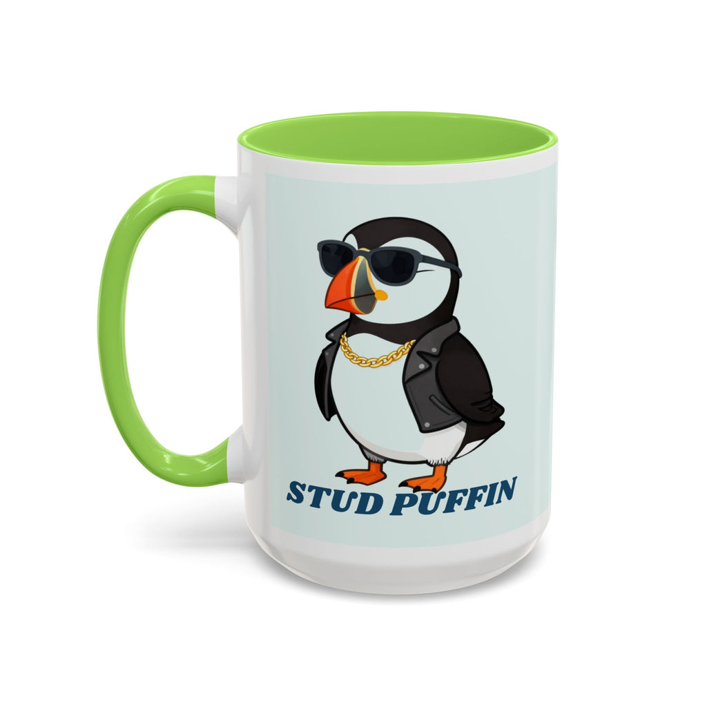 Stud Puffin Mug — Funny Puffin Coffee Cup (11oz & 15oz)