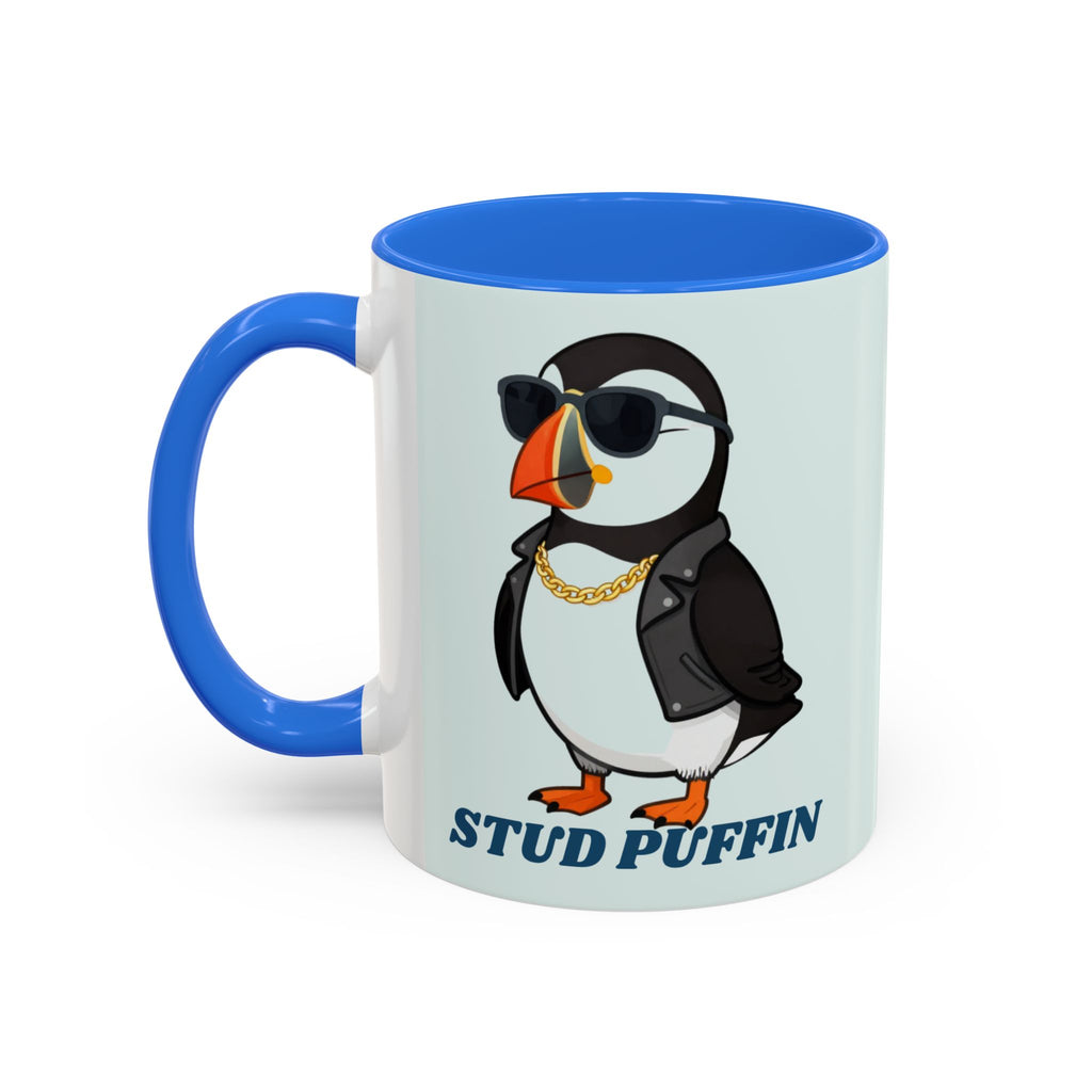Stud Puffin Mug — Funny Puffin Coffee Cup (11oz & 15oz)