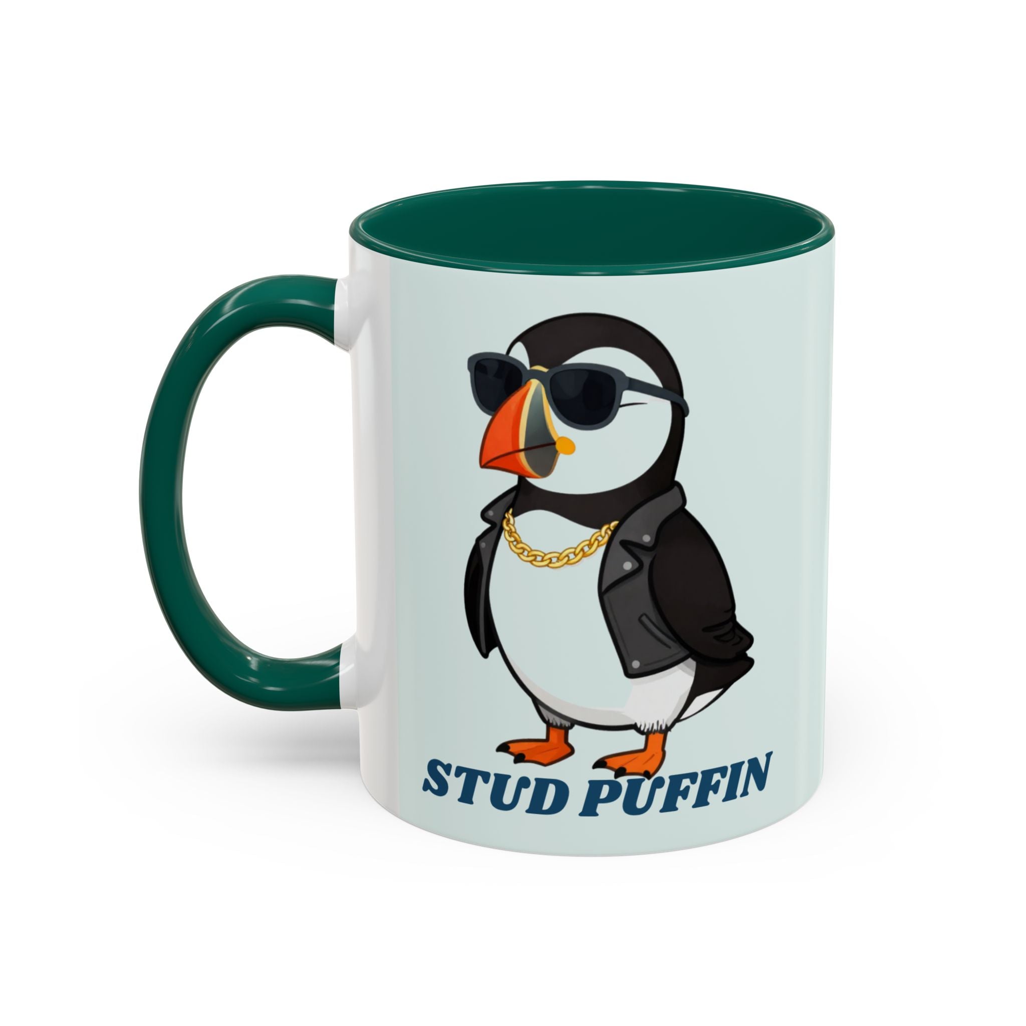 Stud Puffin Mug — Funny Puffin Coffee Cup (11oz & 15oz)