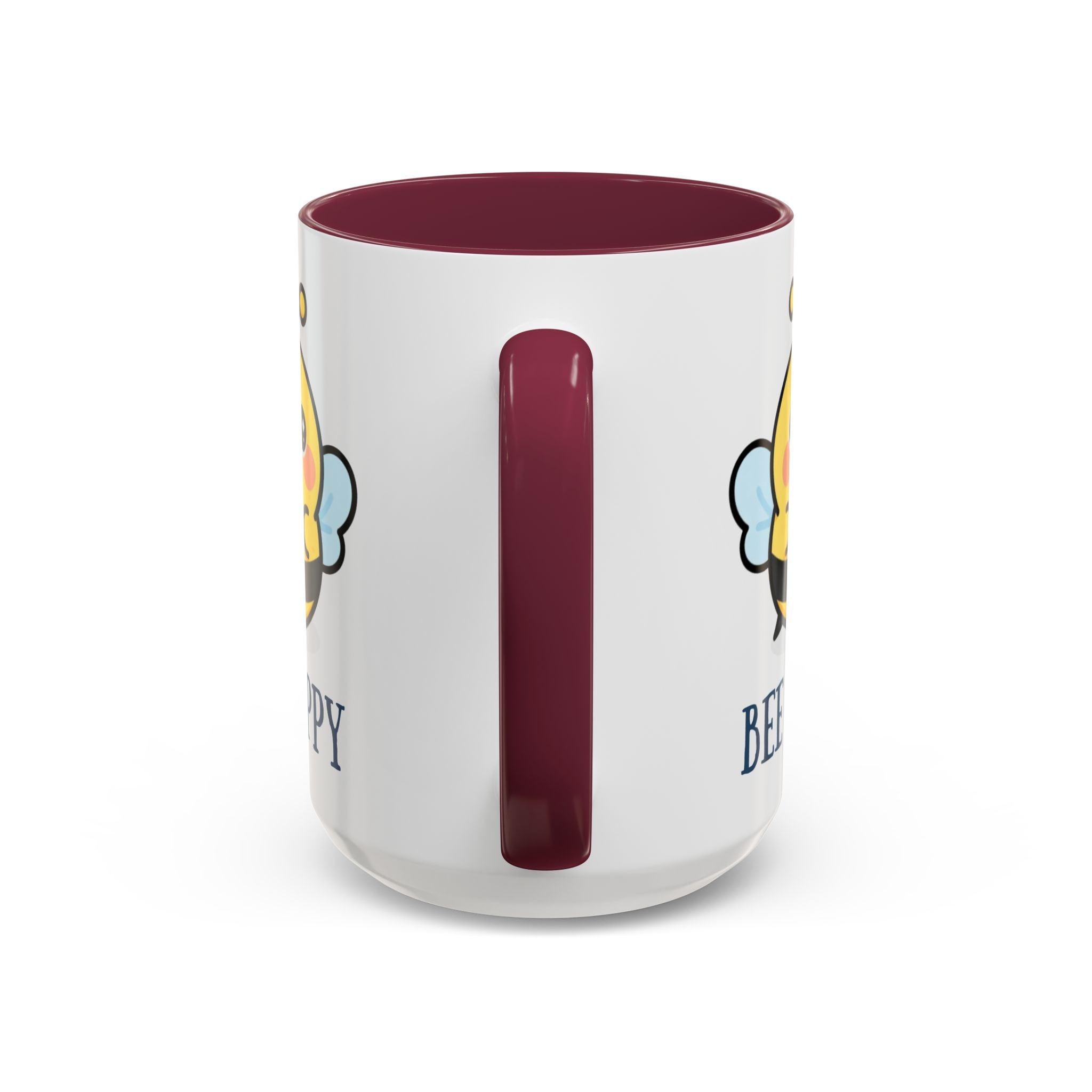 Bee Happy Mug – Cute Kawaii Bee Coffee Cup (11oz/15oz)