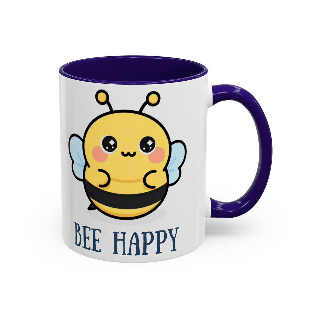 Bee Happy Mug – Cute Kawaii Bee Coffee Cup (11oz/15oz)