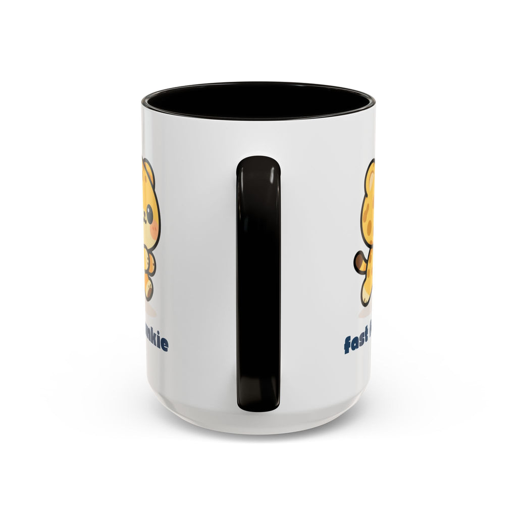 'Fast Food Junkie' Cat Mug — Colorful 11oz & 15oz Ceramic Coffee Cup