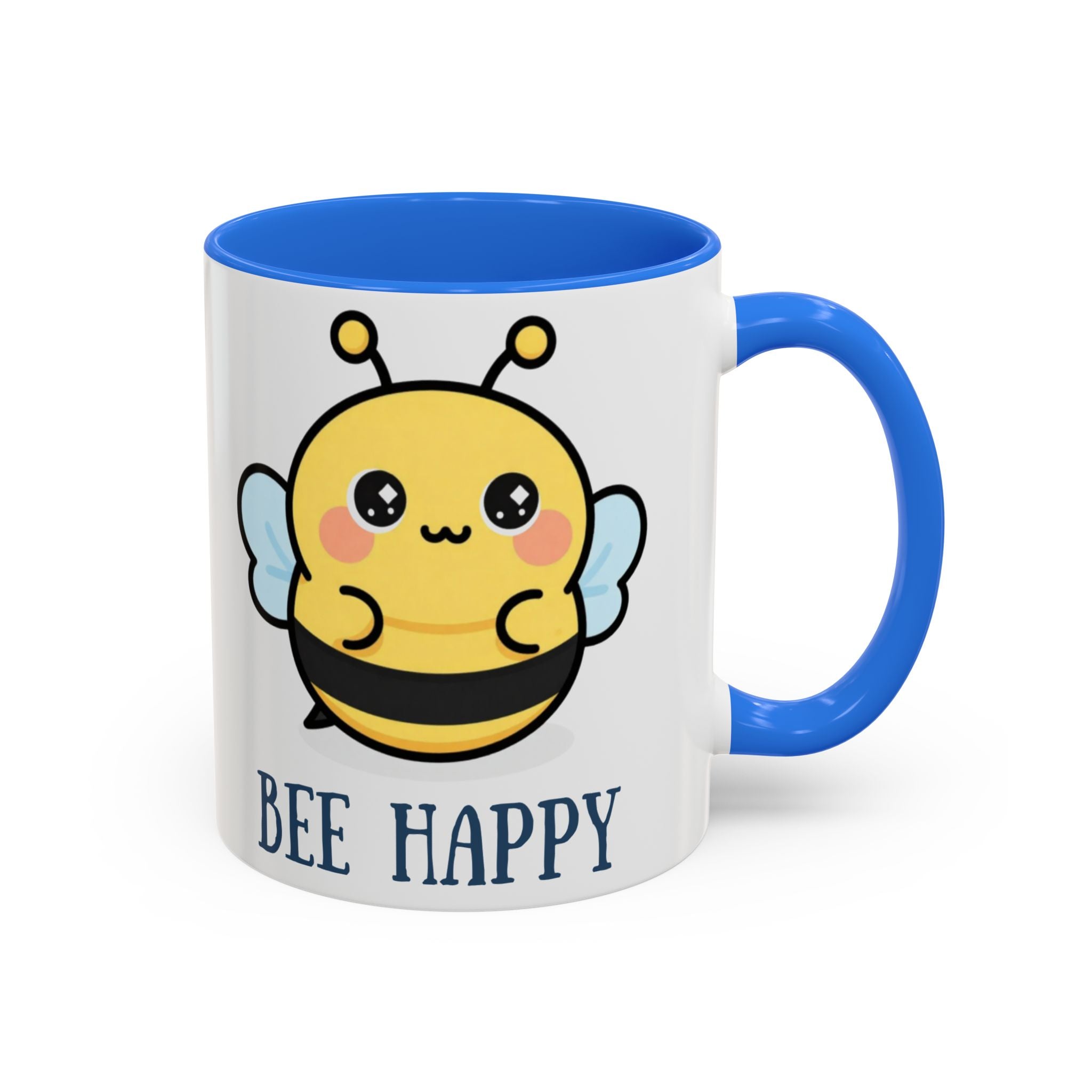Bee Happy Mug – Cute Kawaii Bee Coffee Cup (11oz/15oz)