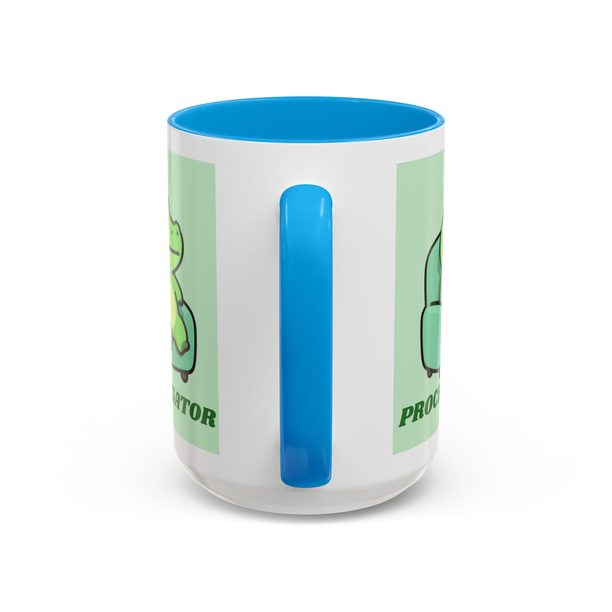 Procrastigator Frog Mug — Cute Cartoon Alligator Coffee Cup (11oz & 15oz)